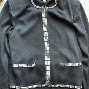 St. John Collection Skirt Set Black